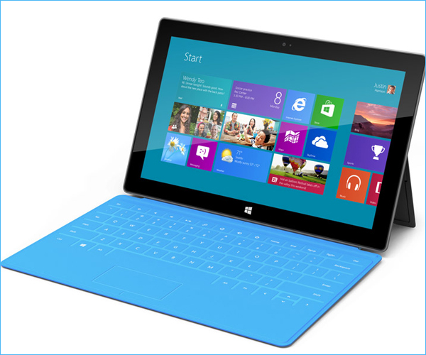 Планшет Microsoft Surface (изображение производителя).