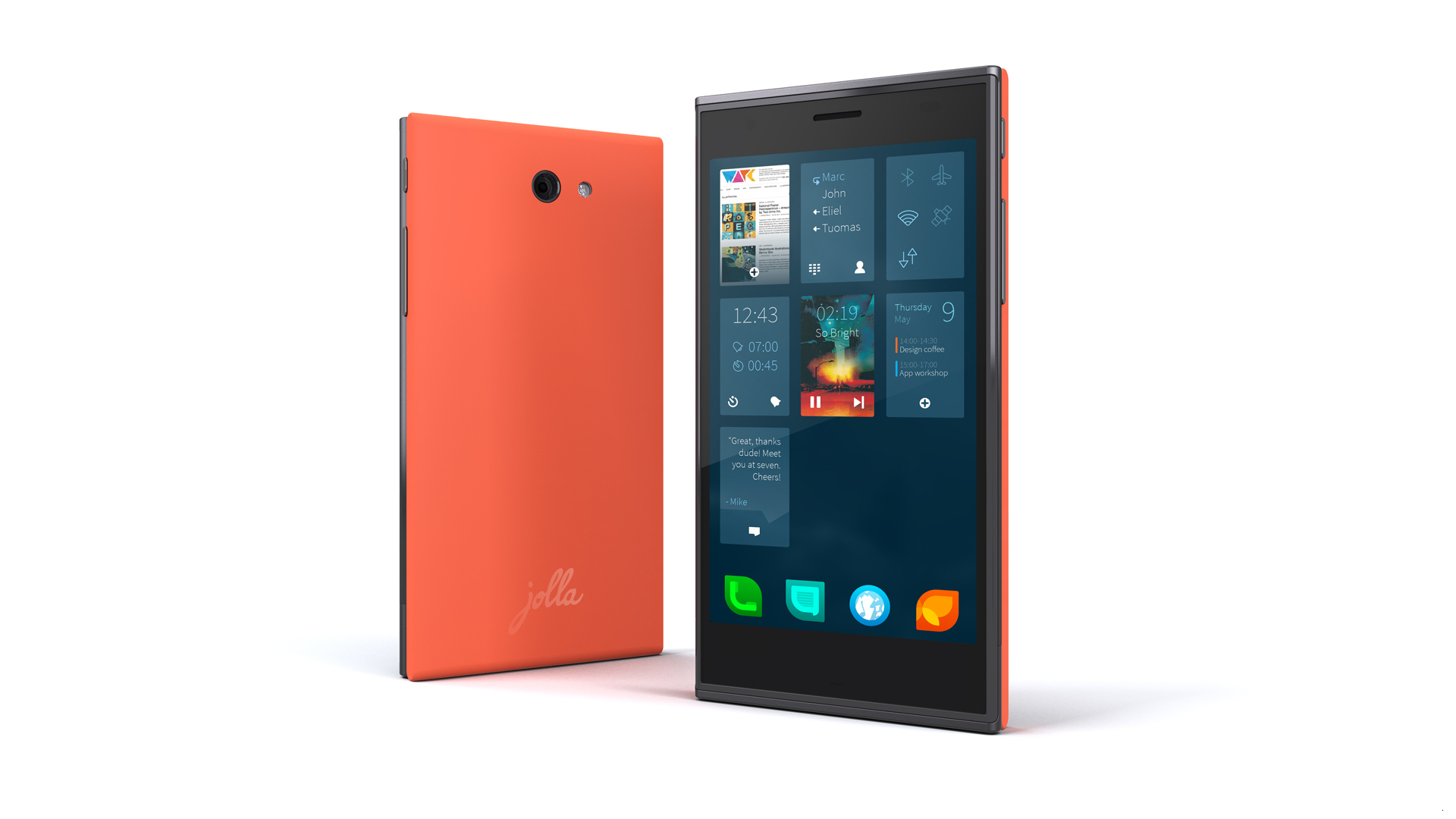 Компания Jolla, основанная выходцами из Nokia, выпустила смартфон