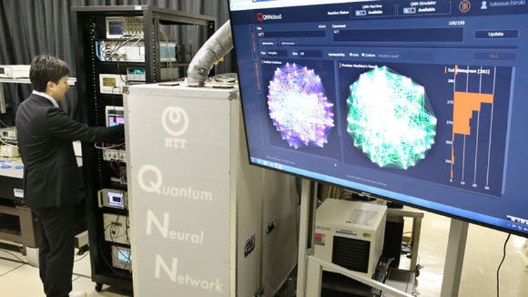 Оптический квантовый компьютер компании NTT