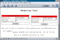 Веб-утилита Modeline tool для генерации модлайна