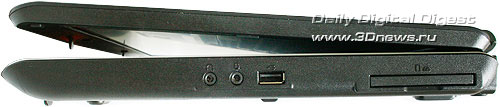 Toshiba Satellite L40. Вид справа