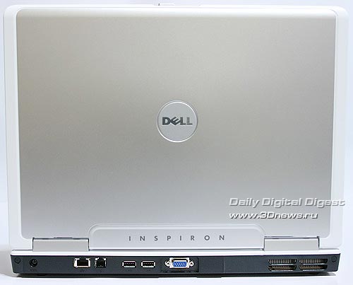 Dell Inspiron 1501. Вид сзади