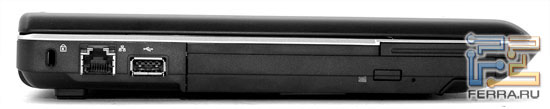 Fujitsu-Siemens AMILO Pro V3205: левая грань