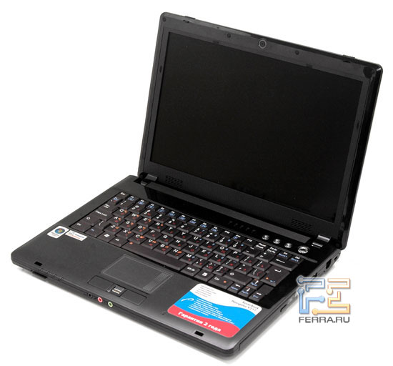 RoverBook Navigator V211: внешний вид в открытом состоянии
