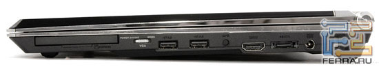 ASUS U3S: правая грань