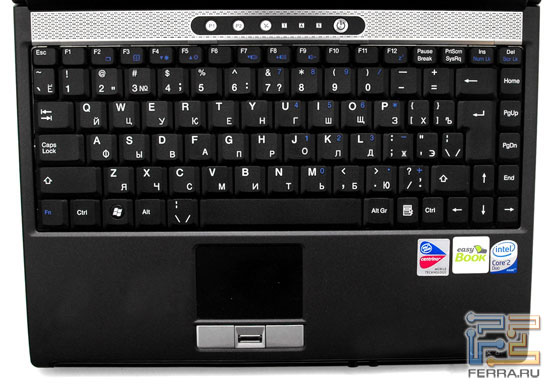 Desten EasyBook P852: клавиатура