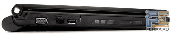 Desten EasyBook P852: левая грань