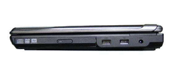 RoverBook Nautilus V450: правая грань