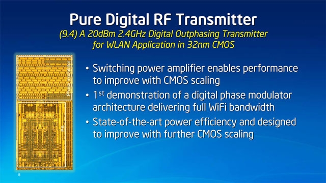 Полностью цифровой радиомодуль приёмопередатчика в составе процессора Intel Atom