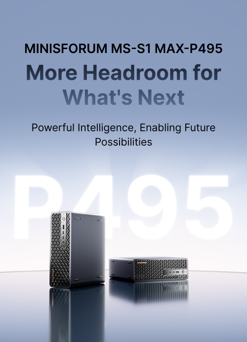 Компактная рабочая станция Minisforum MS-S1 MAX-P495