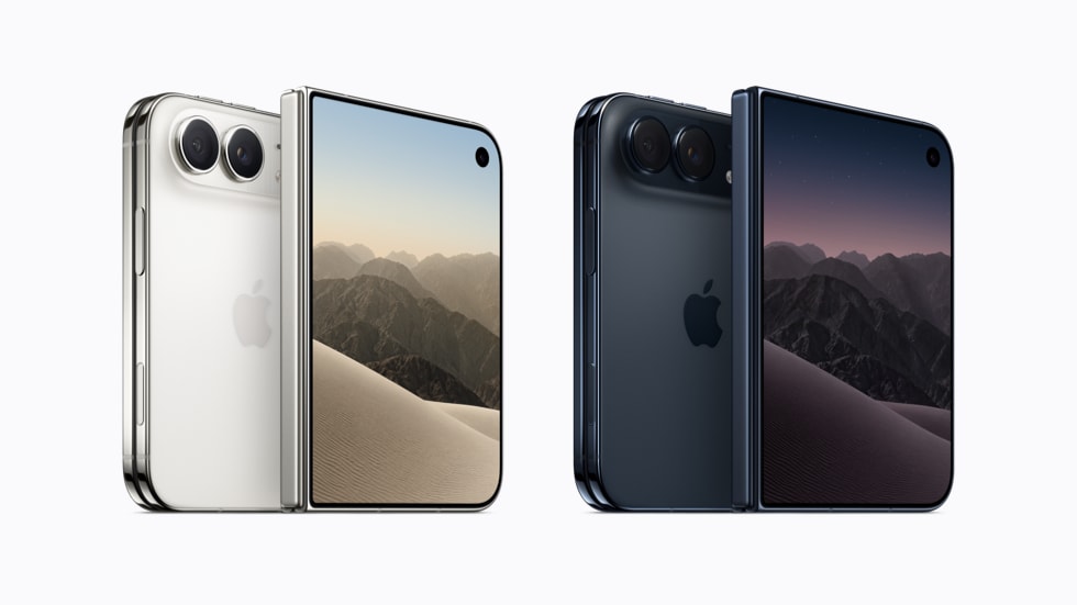 Складной смартфон Apple iPhone Duo в двух цветах