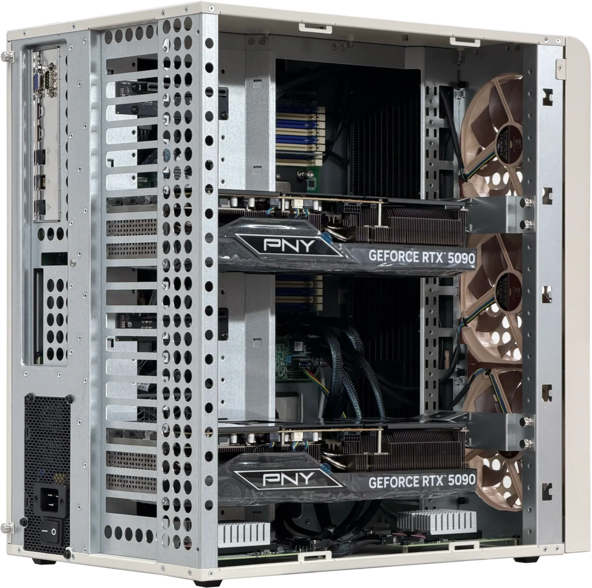 Tinybox с двумя видеокартами GeForce RTX 5090