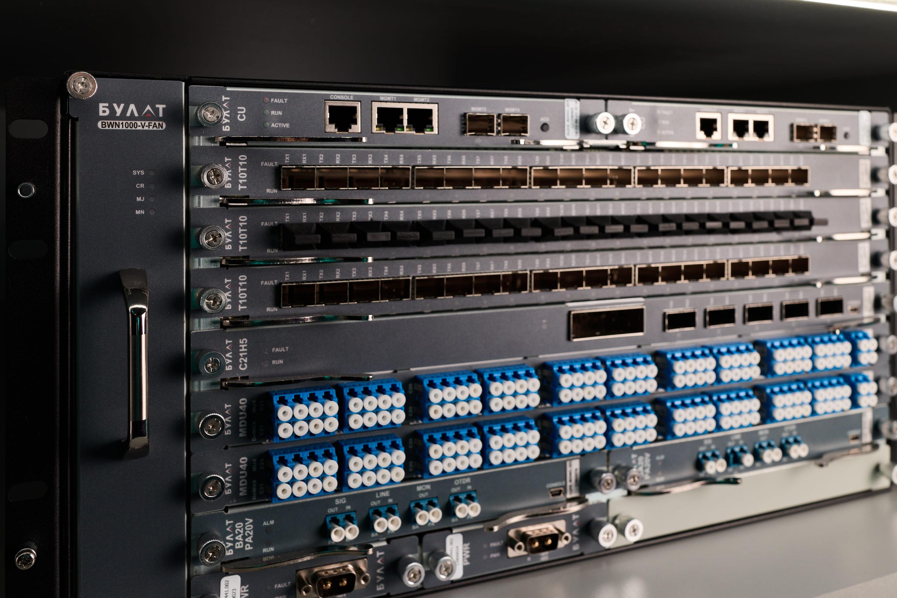 Оборудование DWDM-системы «Булат»