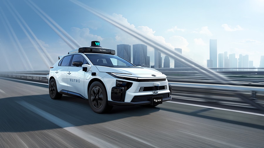 Электромобиль Toyota bZ4X с системой автономного вождения Waymo